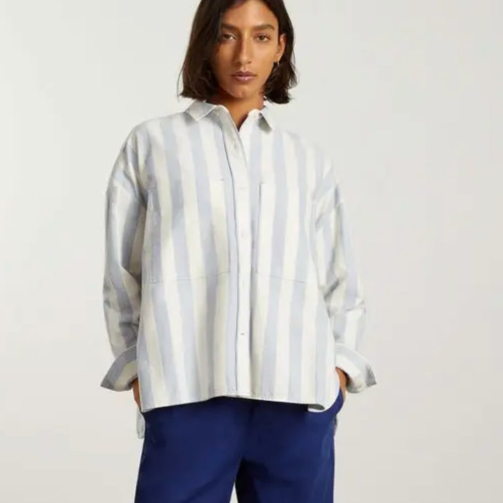 Everlane The Boxy Oxford Shirt NWT